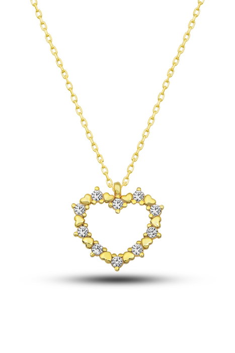 Heliophilia Silver Collar ALPRS1036G de Plata Esterlina 925 con Baño de Oro y Circonio Heliophilia Silver Collar ALPRS1036G de Plata Esterlina 925 con Baño de Oro y Circonio